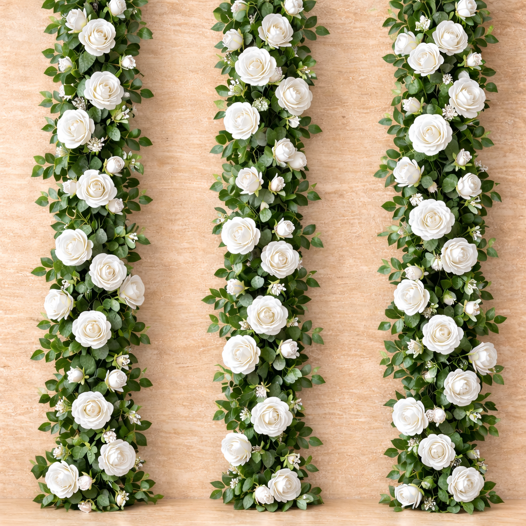 Garland flowers and plants Image