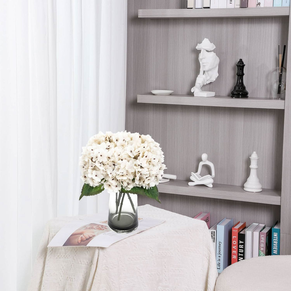 Ivory White Hydrangea 13"