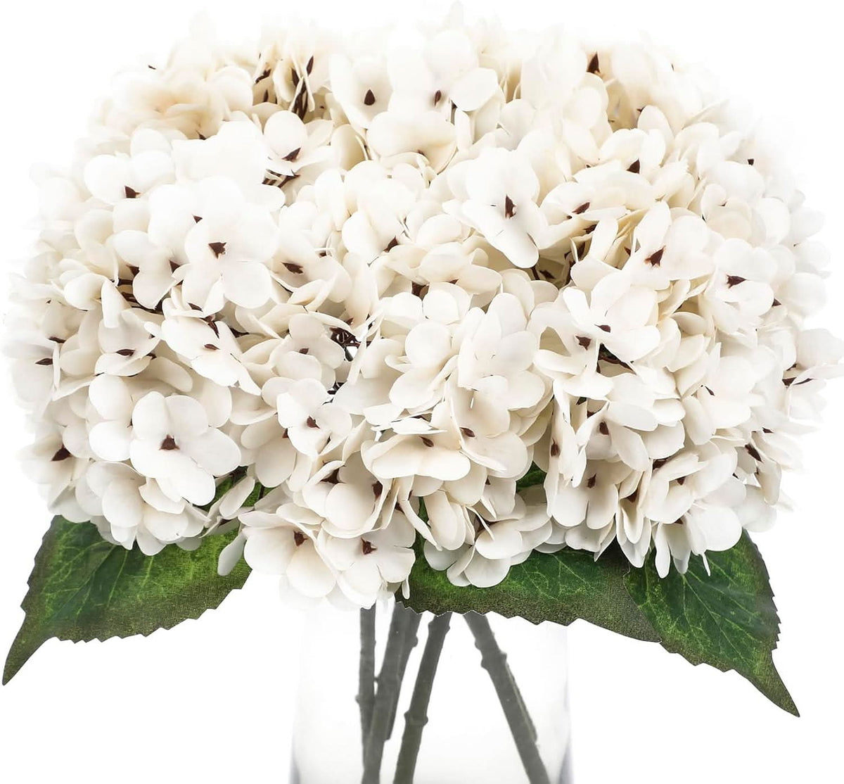 Ivory White Hydrangea 13"