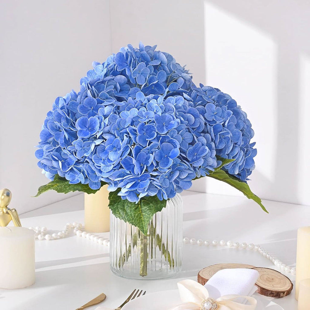 Midnight Blue Hydrangea 6 pcs 21"