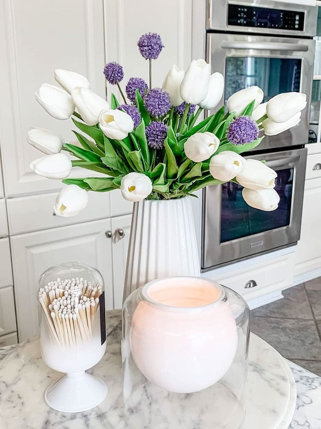 Ivory Garden Tulip 14"