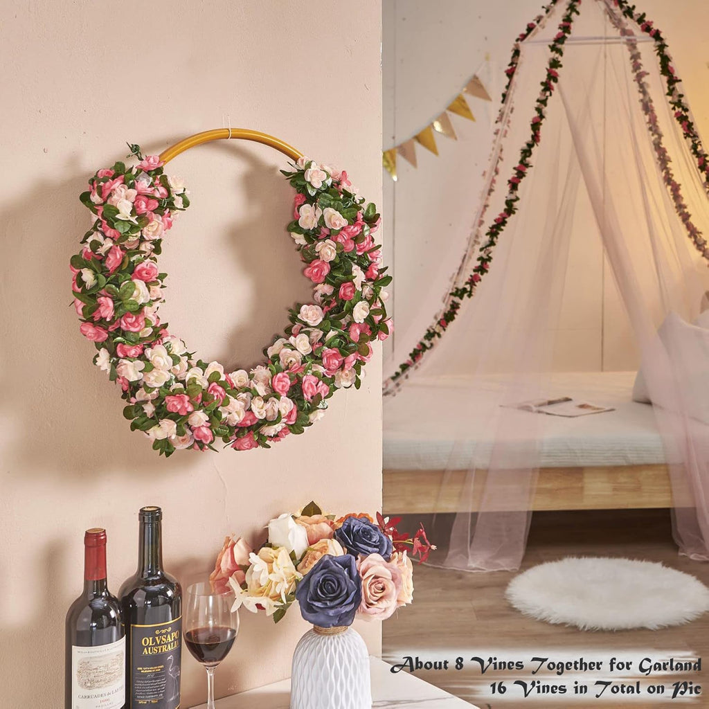 Spring Blush  4-piece 26ft Rose Vine