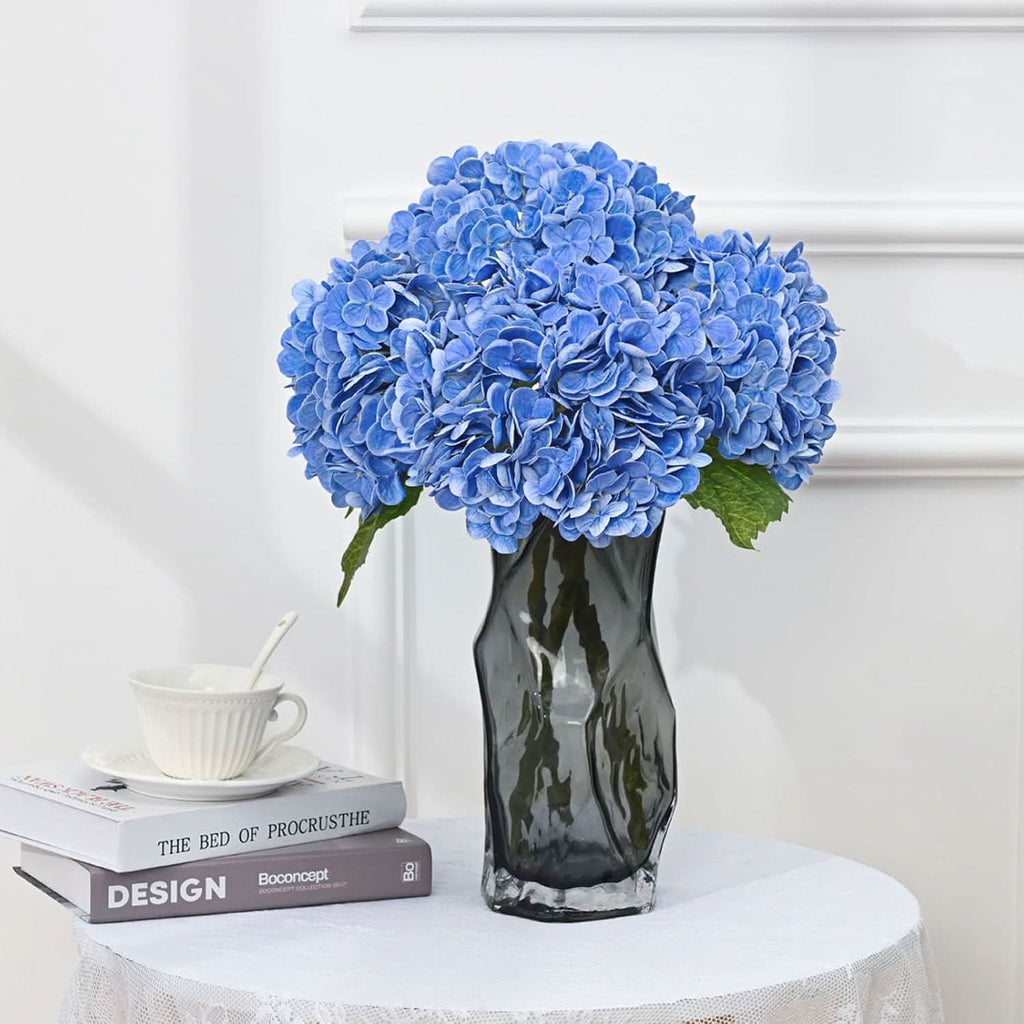 Midnight Blue Hydrangea 6 pcs 21"