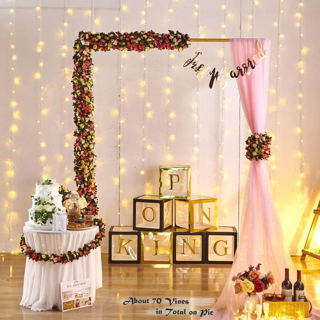 Spring Blush  4-piece 26ft Rose Vine