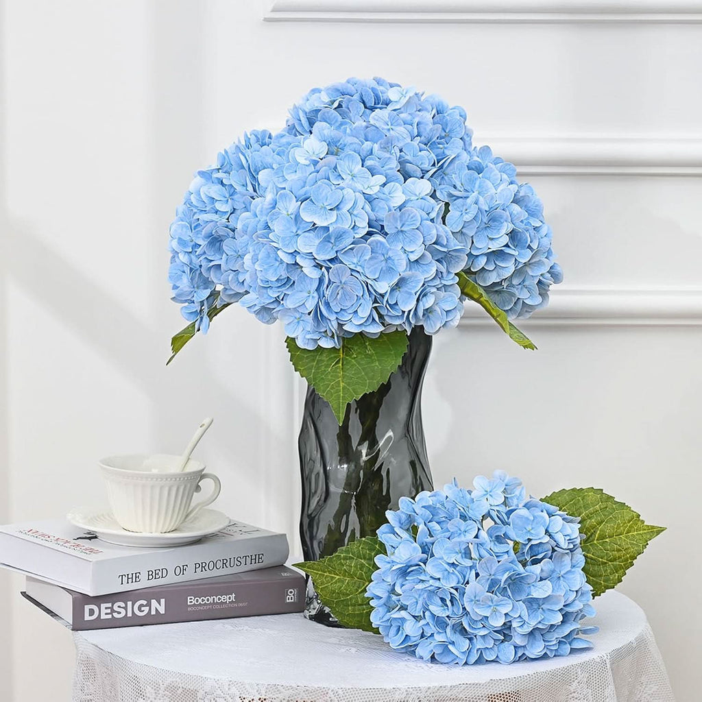 Blue Garden Hydrangea 6pcs  21"