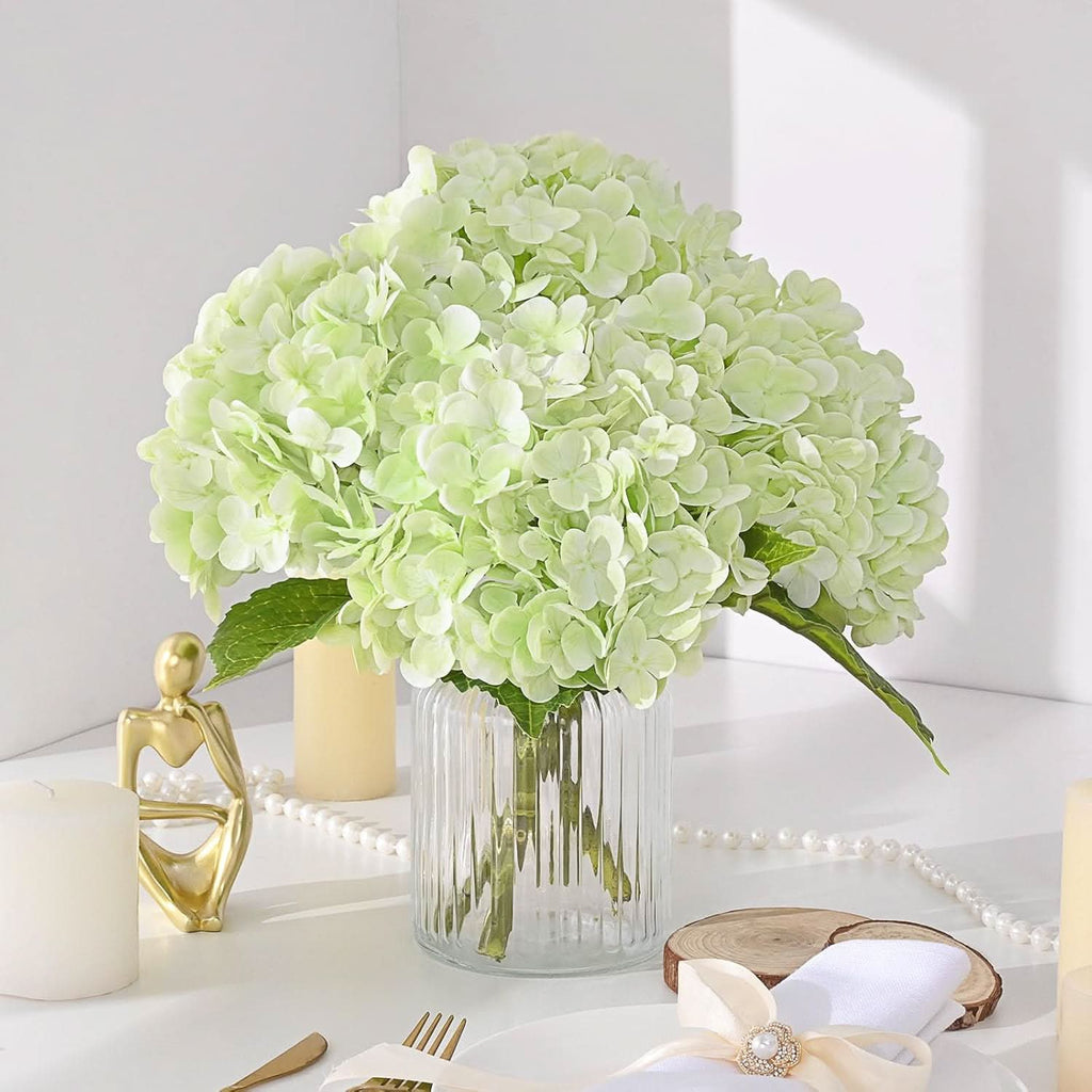 Light Green Hydrangea 3pcs 21"