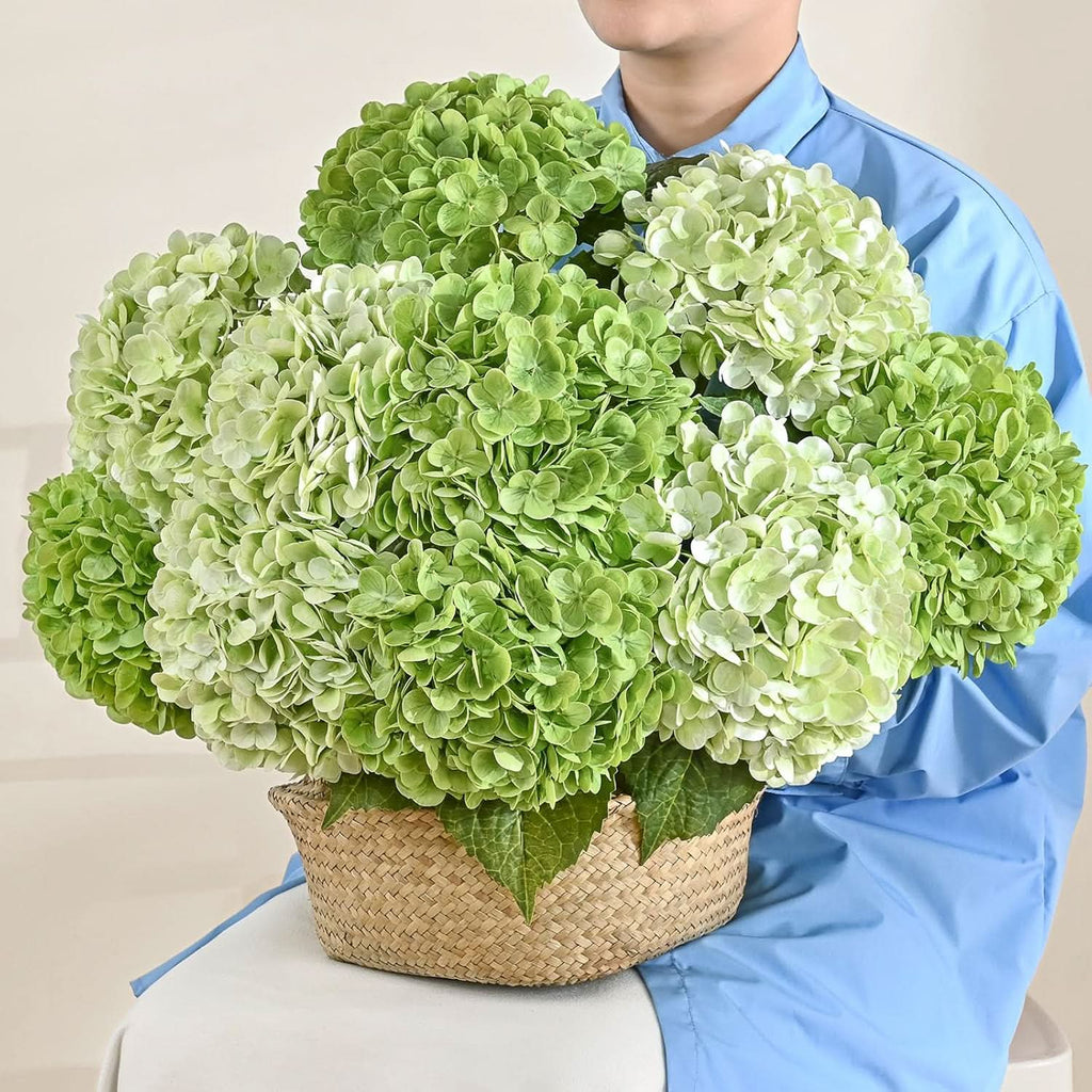 Light Green Hydrangea 3pcs 21"
