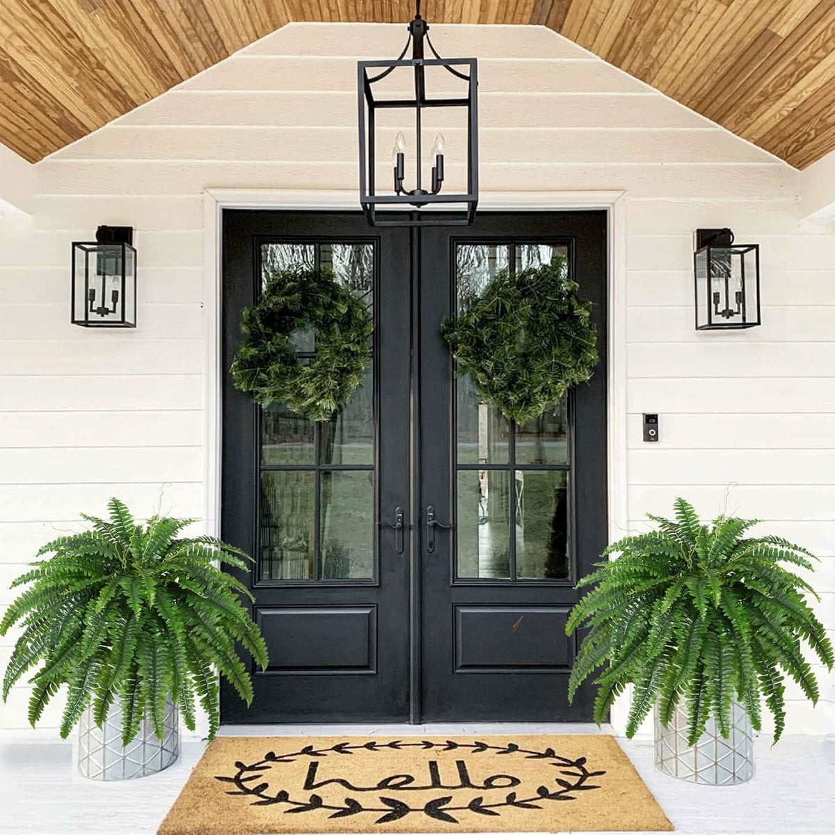 Boston Fern Faux Plant – 55 Branches Each