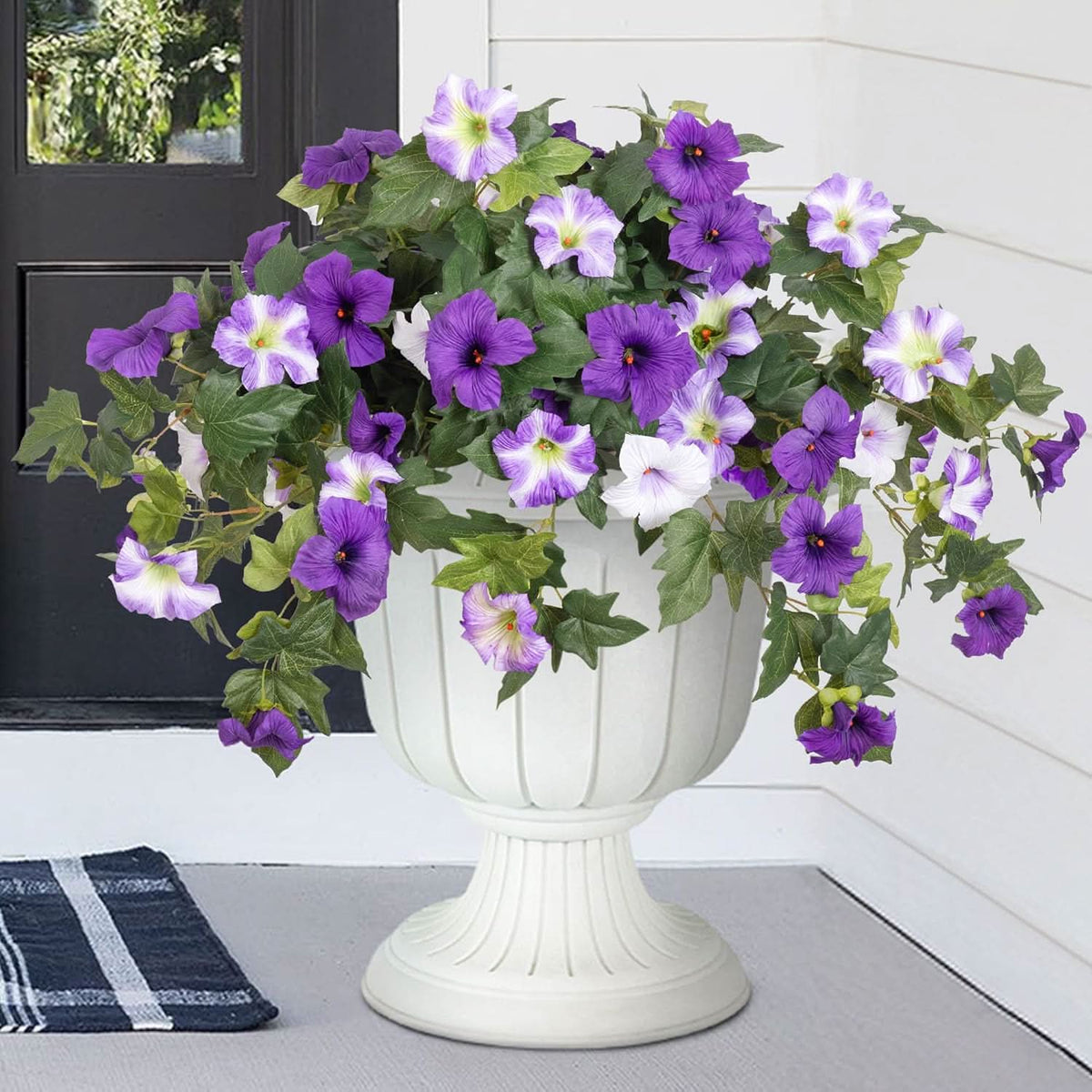 Purple Artificial Petunias