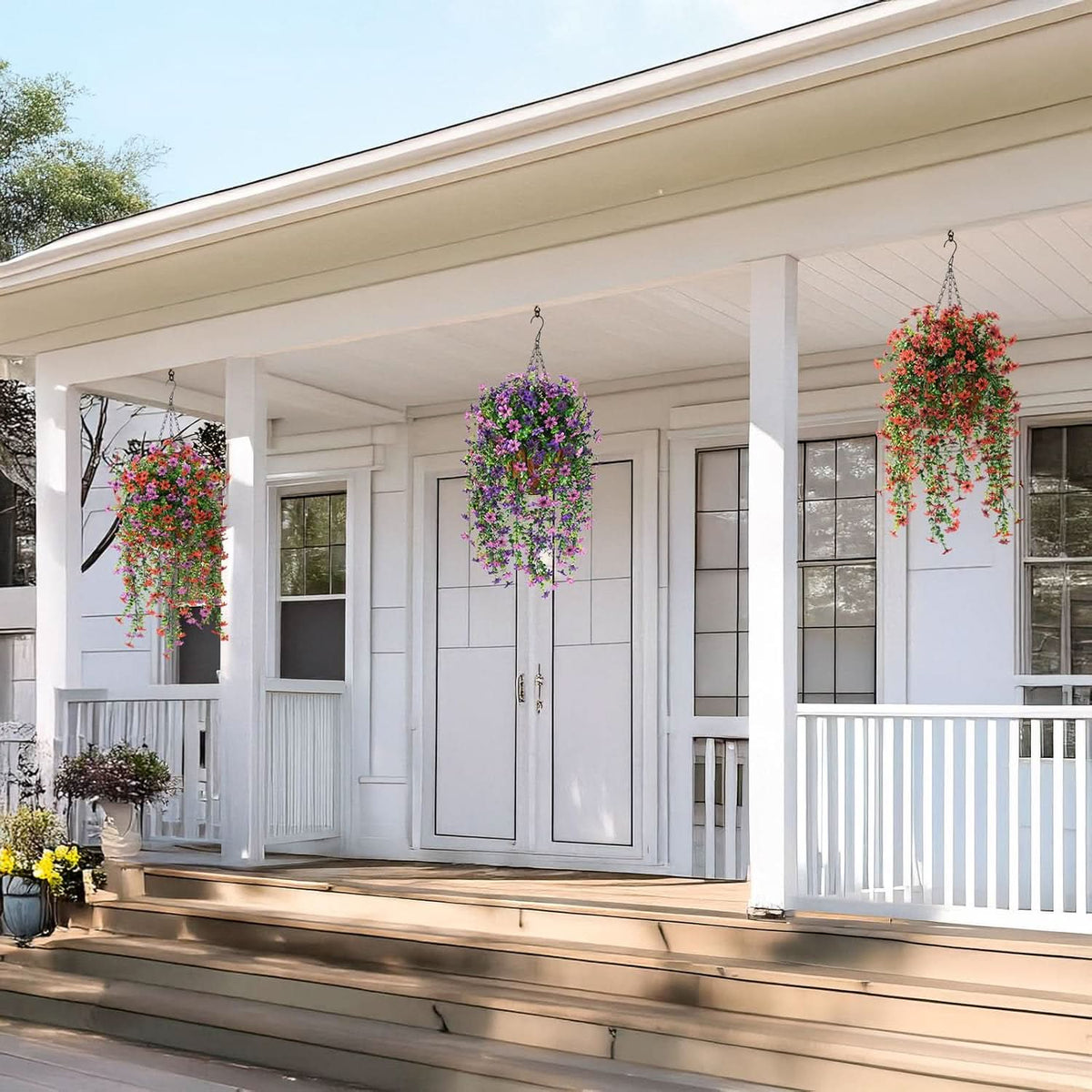 Clematis Artificial Hanging Flowers