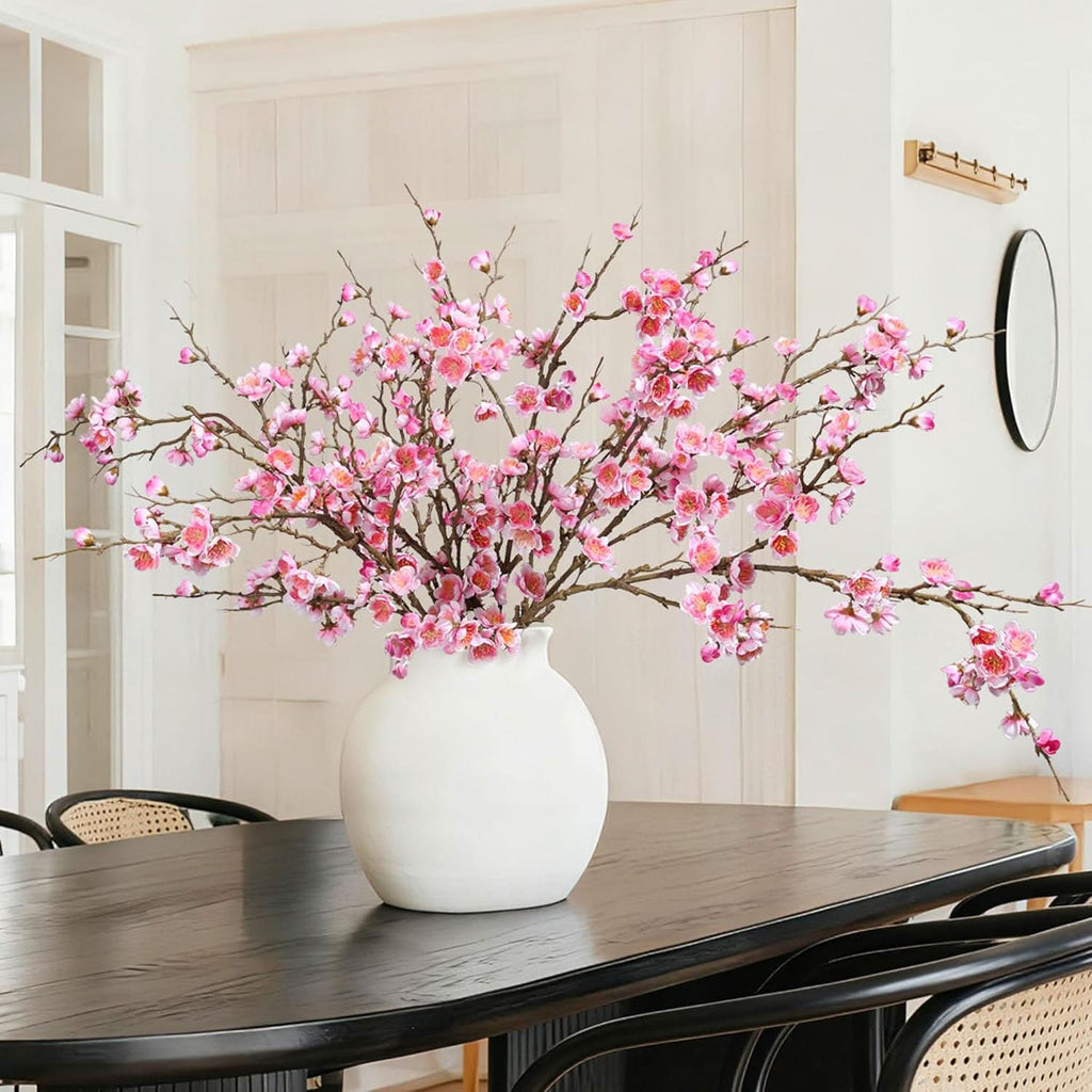 Pink Sakura Blossom Branch 6pcs 34.45"