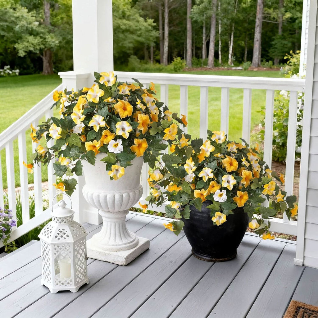 Yellow Artificial Petunias