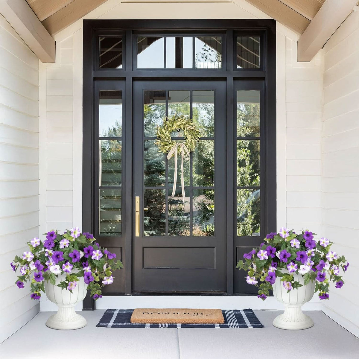 Purple Artificial Petunias