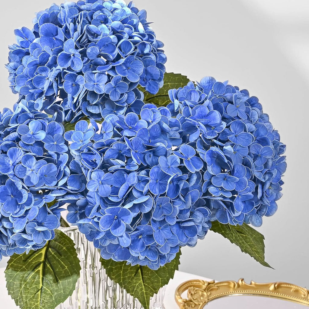 Midnight Blue Hydrangea 6 pcs 21"