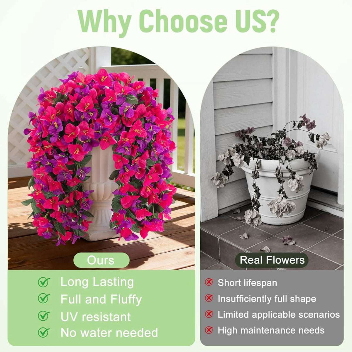 Artificial Bougainvillea Pink Purple