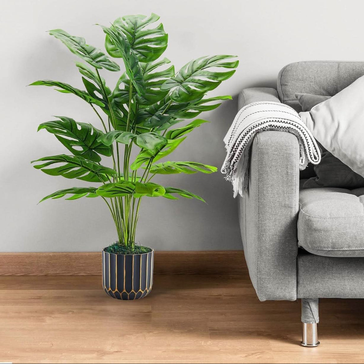 Tall Artificial Monstera Plant-28 inch