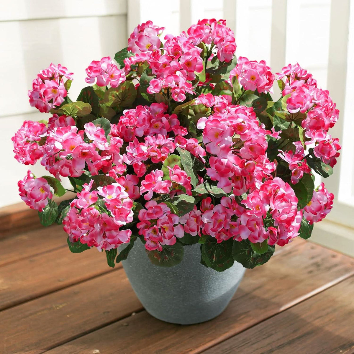 Pink Artificial Geraniums