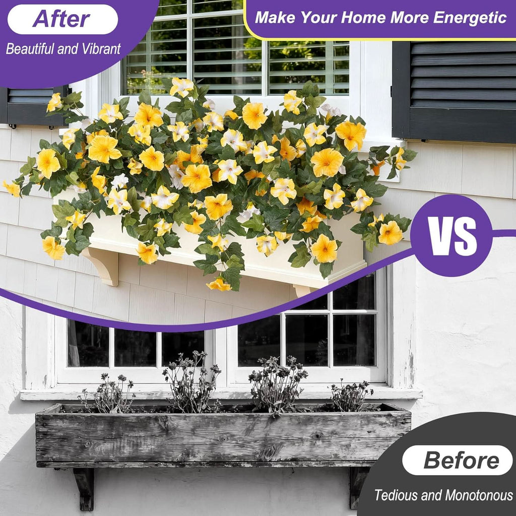 Yellow Artificial Petunias