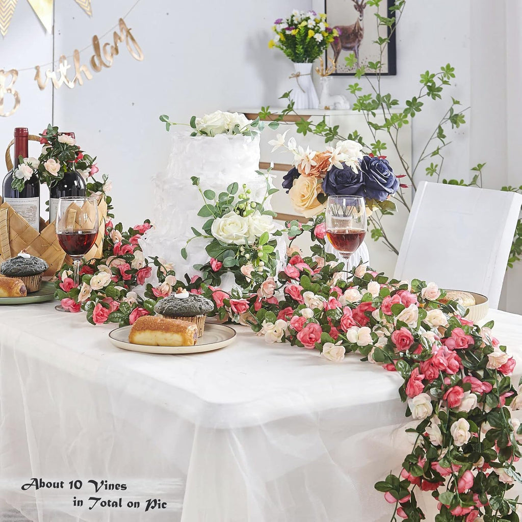 Spring Blush  4-piece 26ft Rose Vine