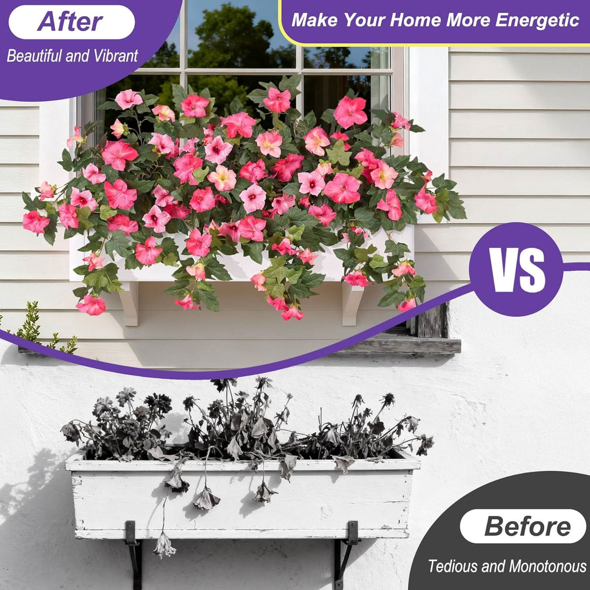 PINK Artificial Petunias