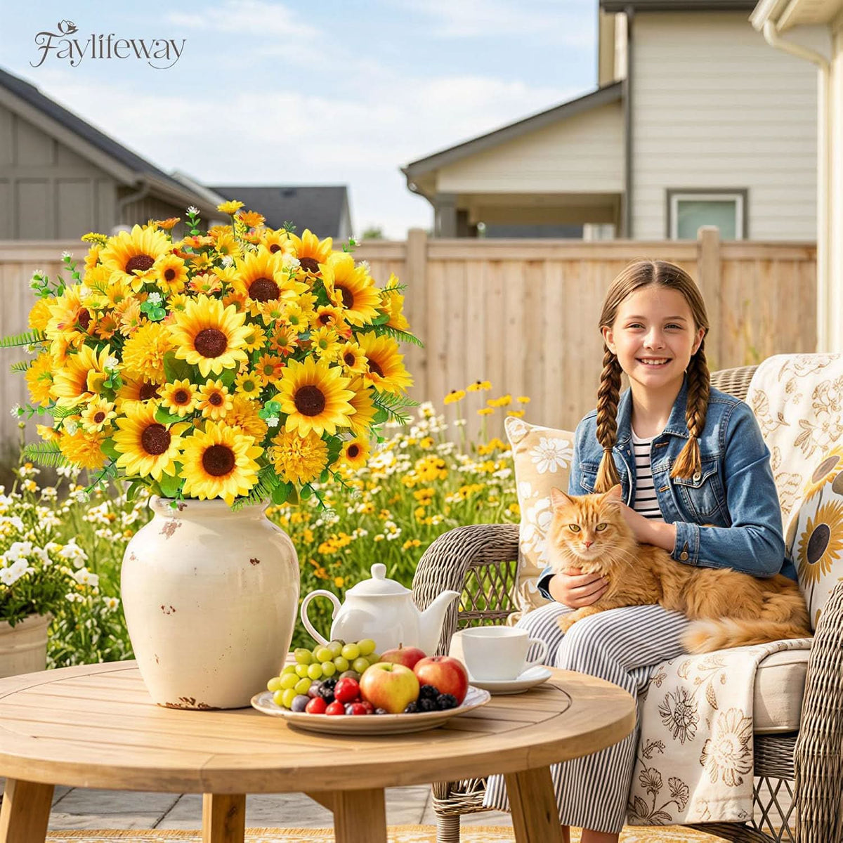 Sunflower Daisy Artificial Flowers