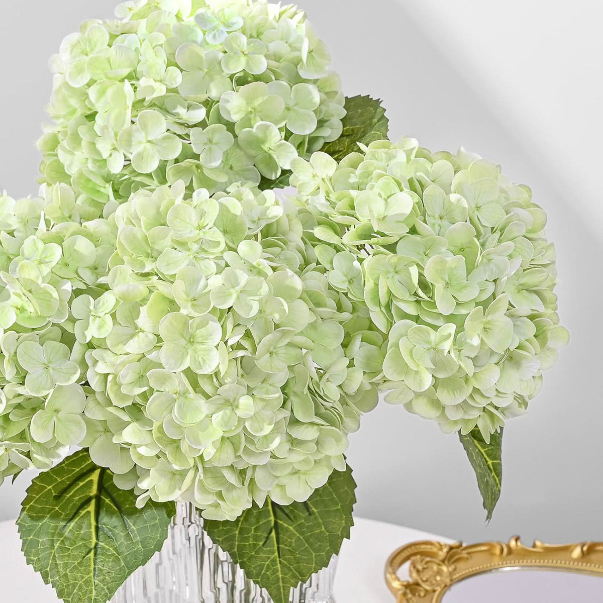Light Green Hydrangea 3pcs 21"