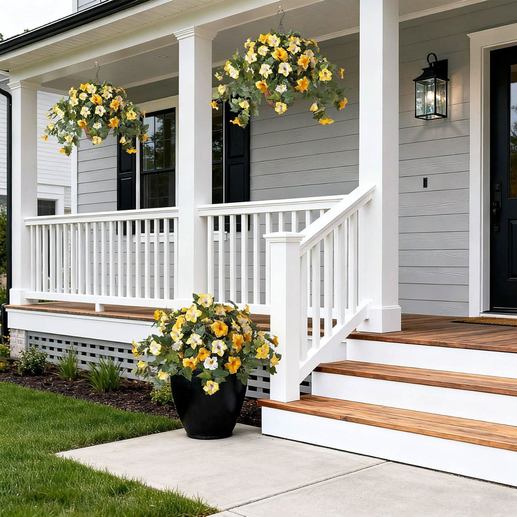 Yellow Artificial Petunias