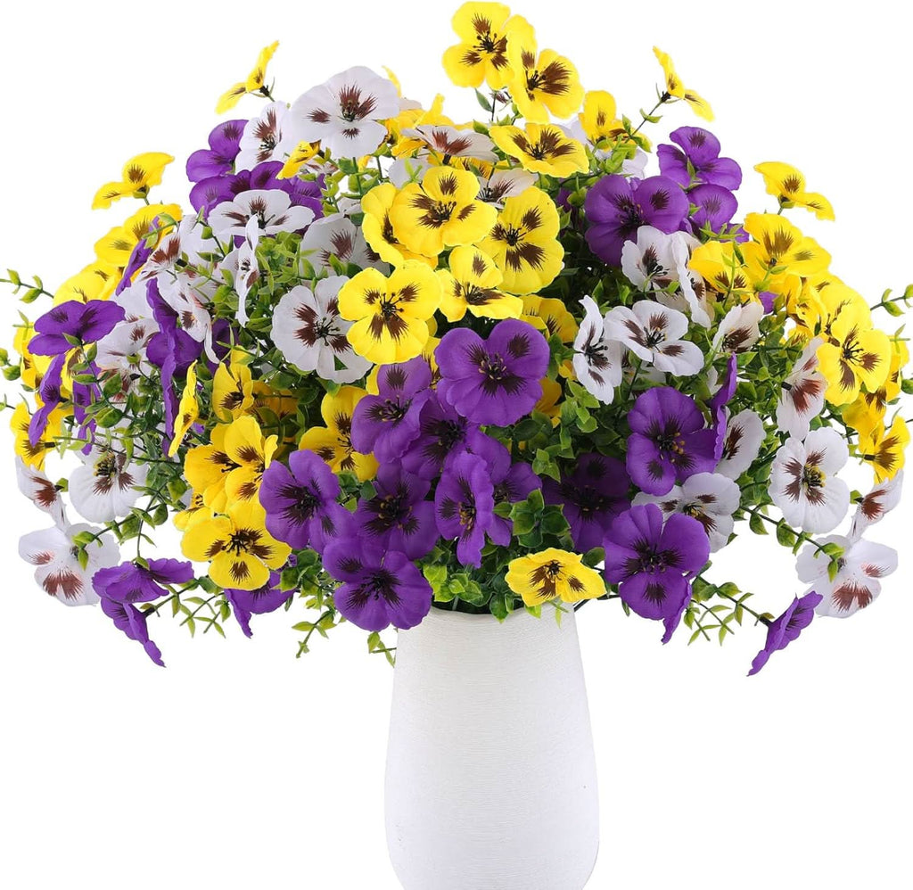 Mixed Pansy Artificial Flowers
