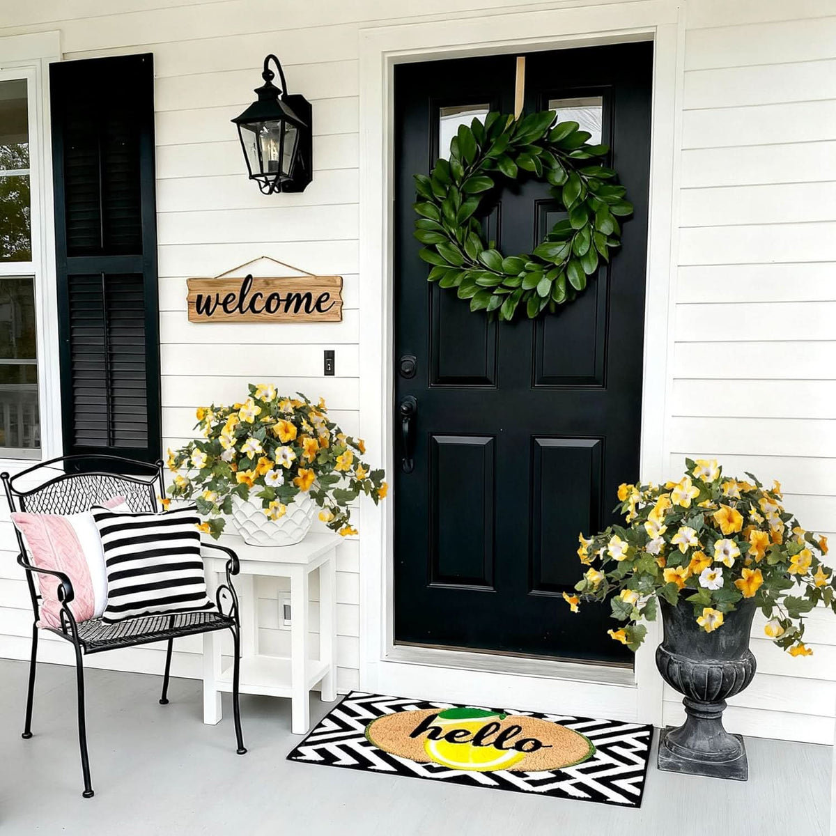 Yellow Artificial Petunias