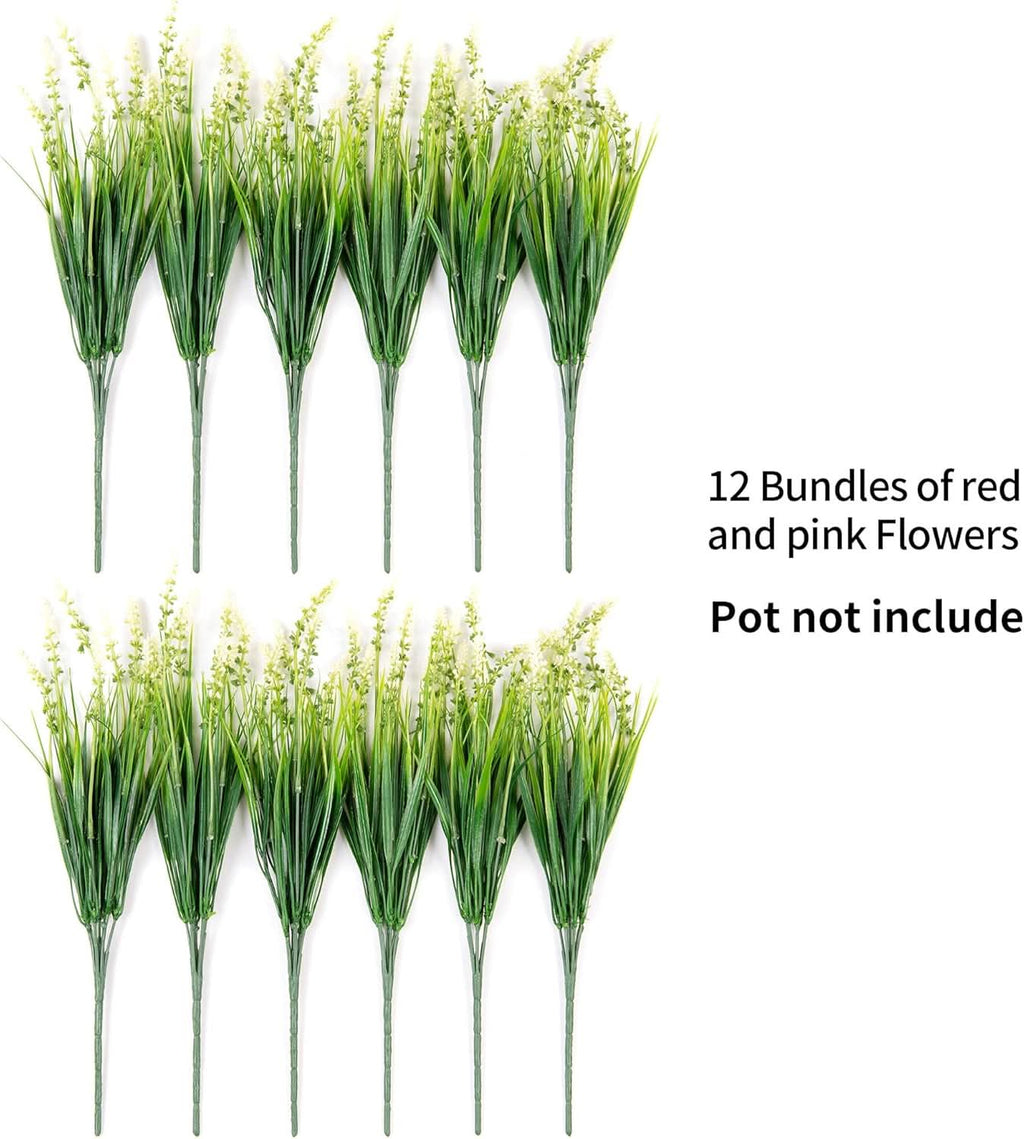 White Lavender Artificial Flowers