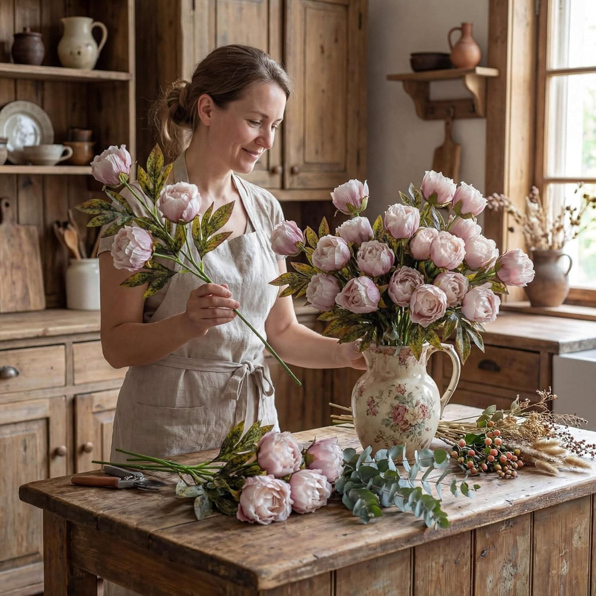 Vintage Garden Peony 8pcs