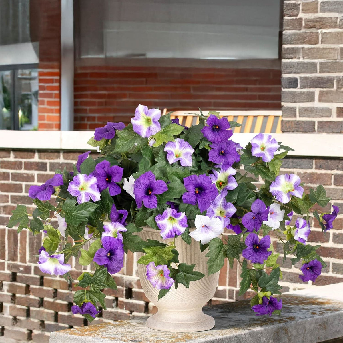Purple Artificial Petunias