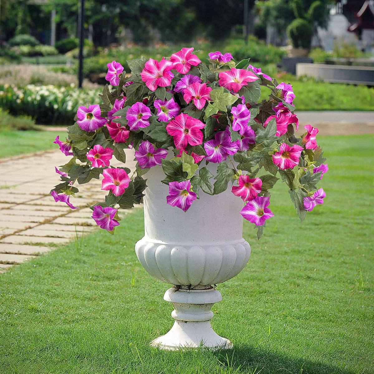 Pink Purple Artificial Petunias