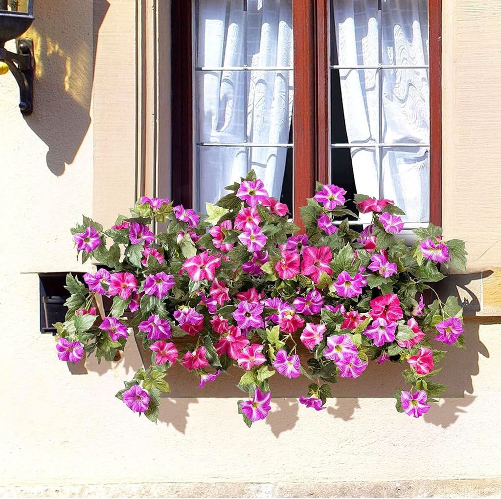 Pink Purple Artificial Petunias
