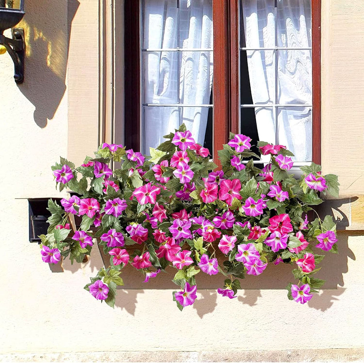 Pink Purple Artificial Petunias