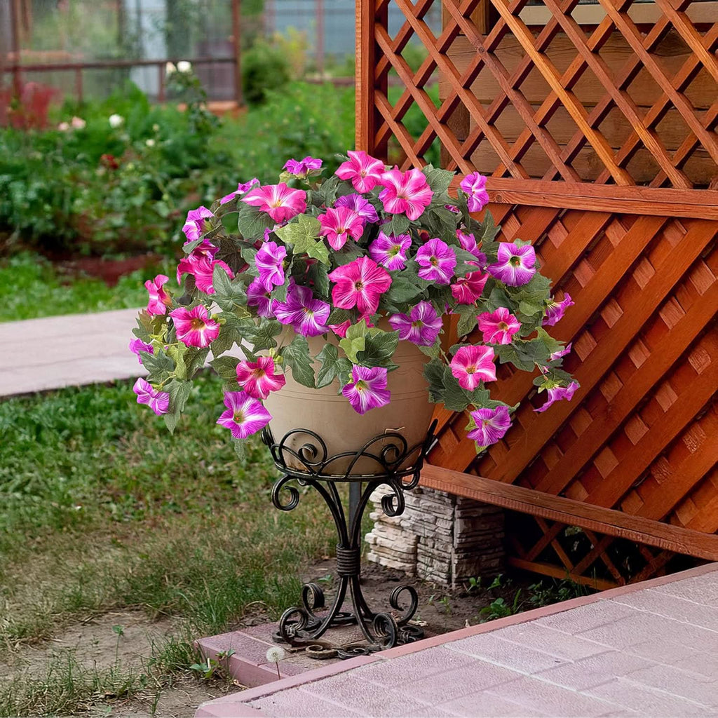 Pink Purple Artificial Petunias