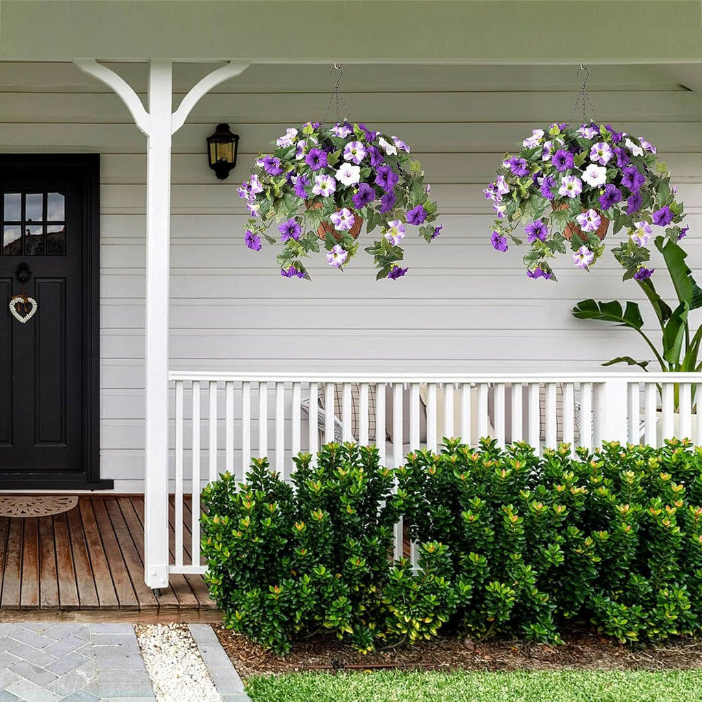 Purple Artificial Petunias