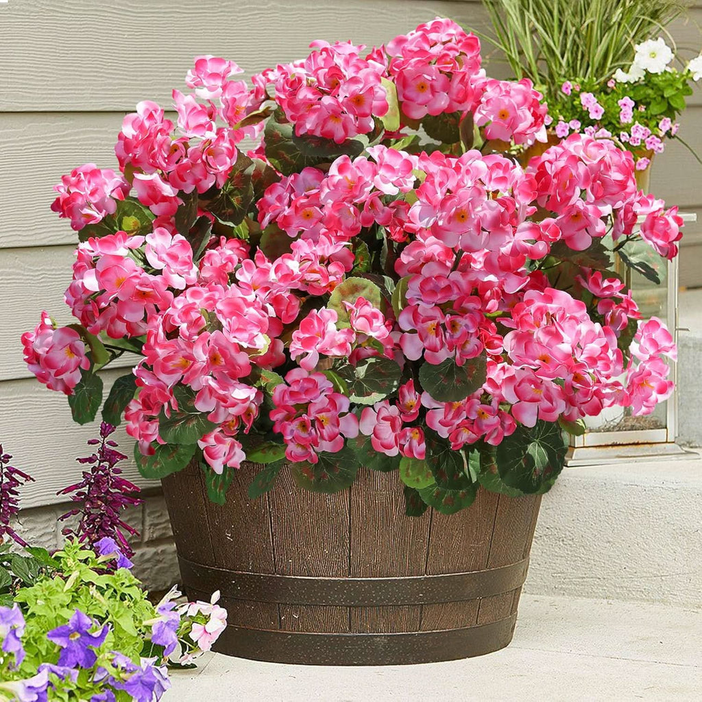 Pink Artificial Geraniums