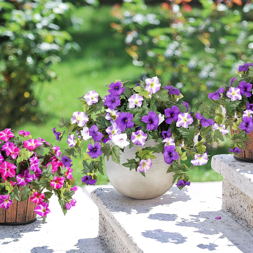 Purple Artificial Petunias