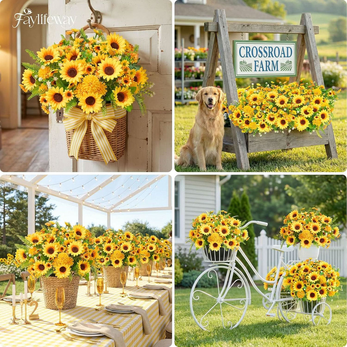 Sunflower Daisy Artificial Flowers