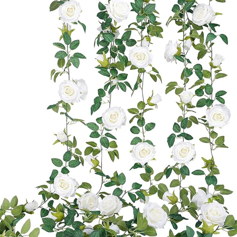 White Whisper 4-piece 26ft Rose Vine