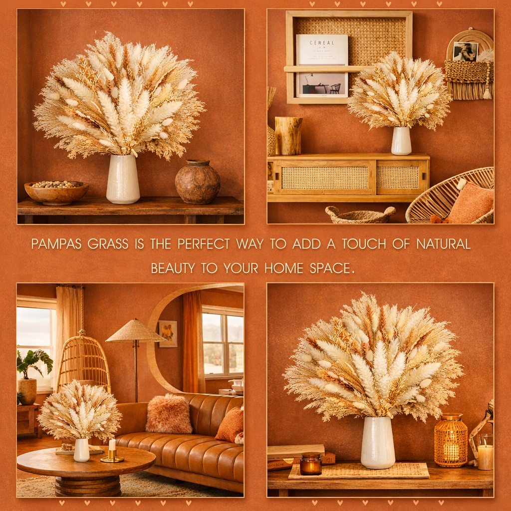Desert Glow Pampas Grass – 96 Stems