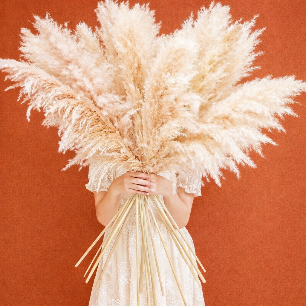 Prairie Luxe Tall Pampas Grass- 10 stems