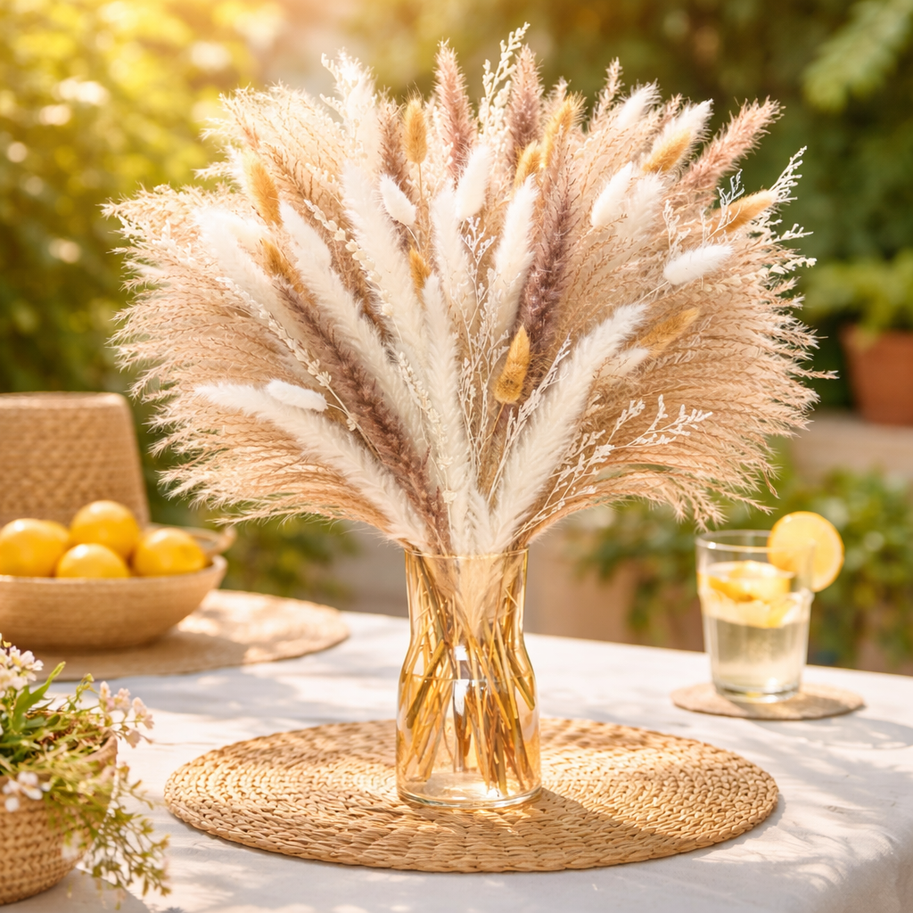 Luminous Prairie Pampas Grass