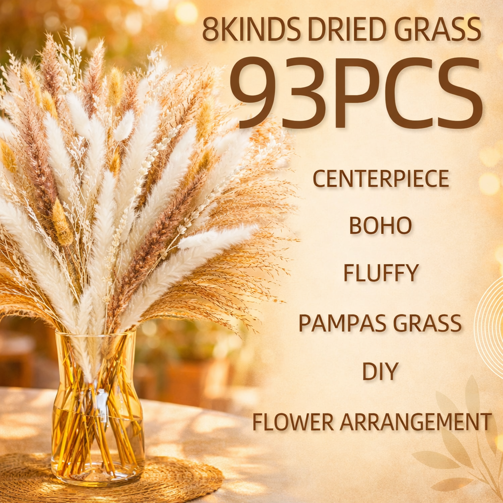 Luminous Prairie Pampas Grass