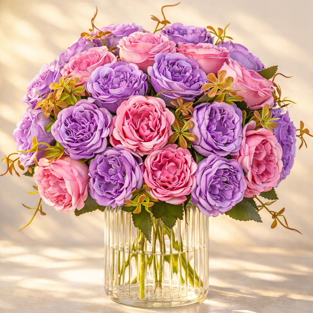 Velvet Blush Peony 6pcs