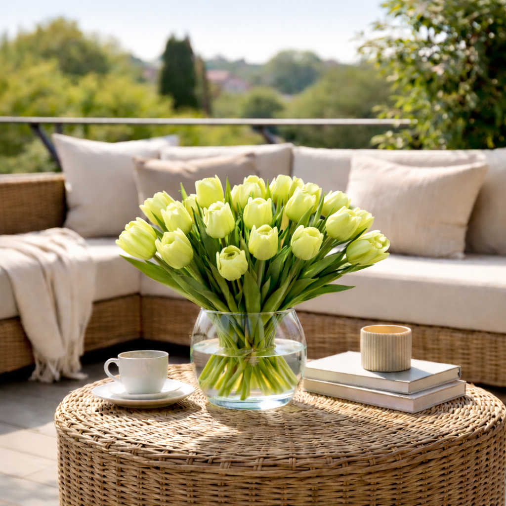 Spring Green Tulip 14"