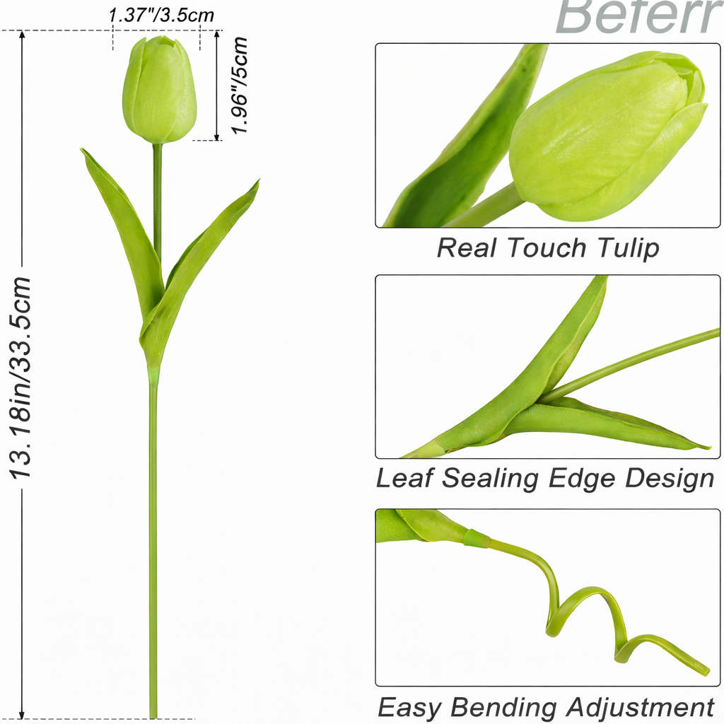Spring Green Tulip 14"