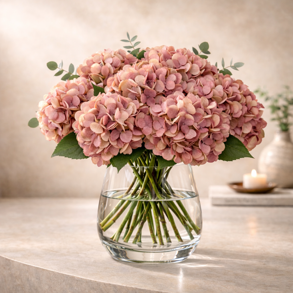 Vintage Blush Hydrangea