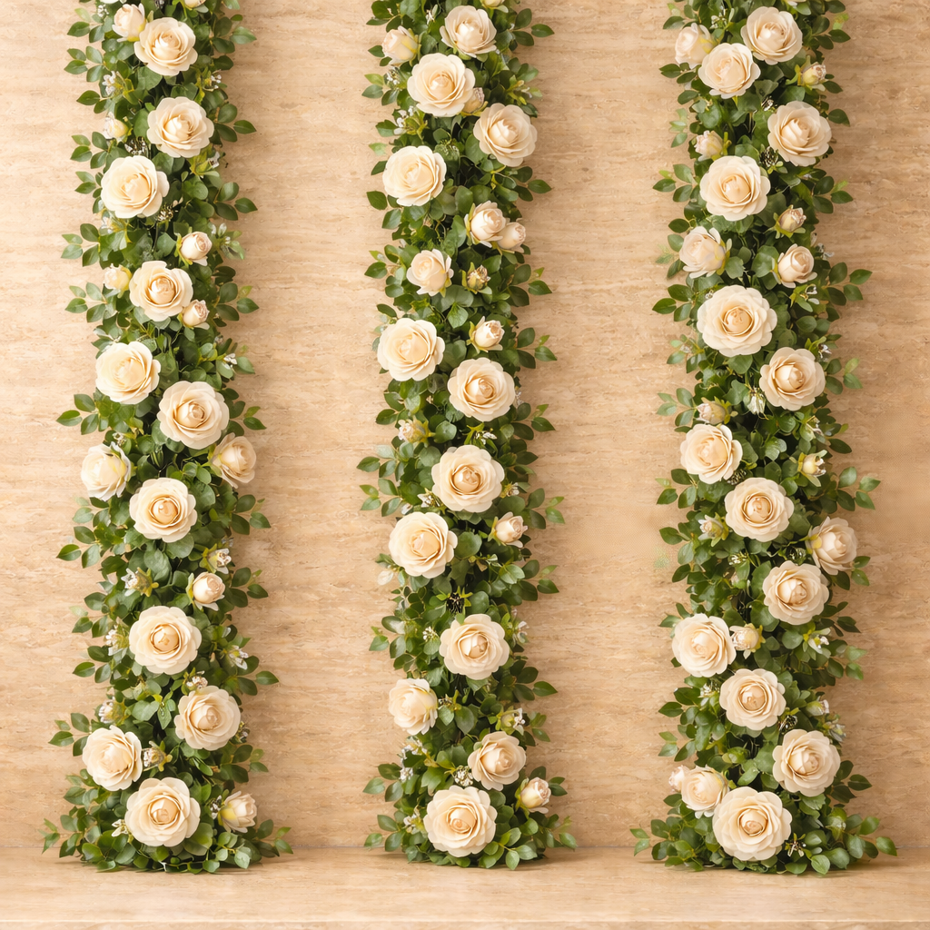 Champagne Garden 4-Piece 26ft Rose Vine
